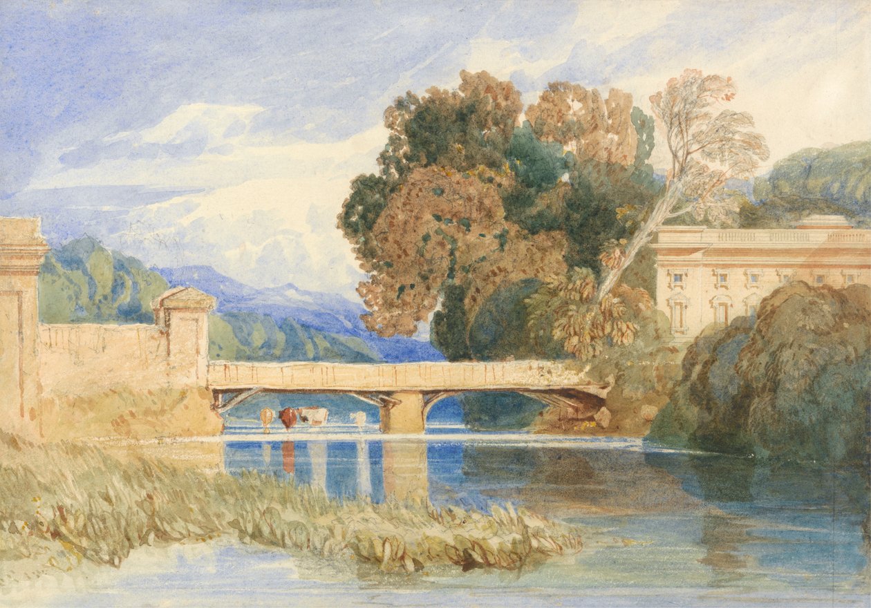 Schloss Navarre, nahe Evreux, Normandie von John Sell Cotman
