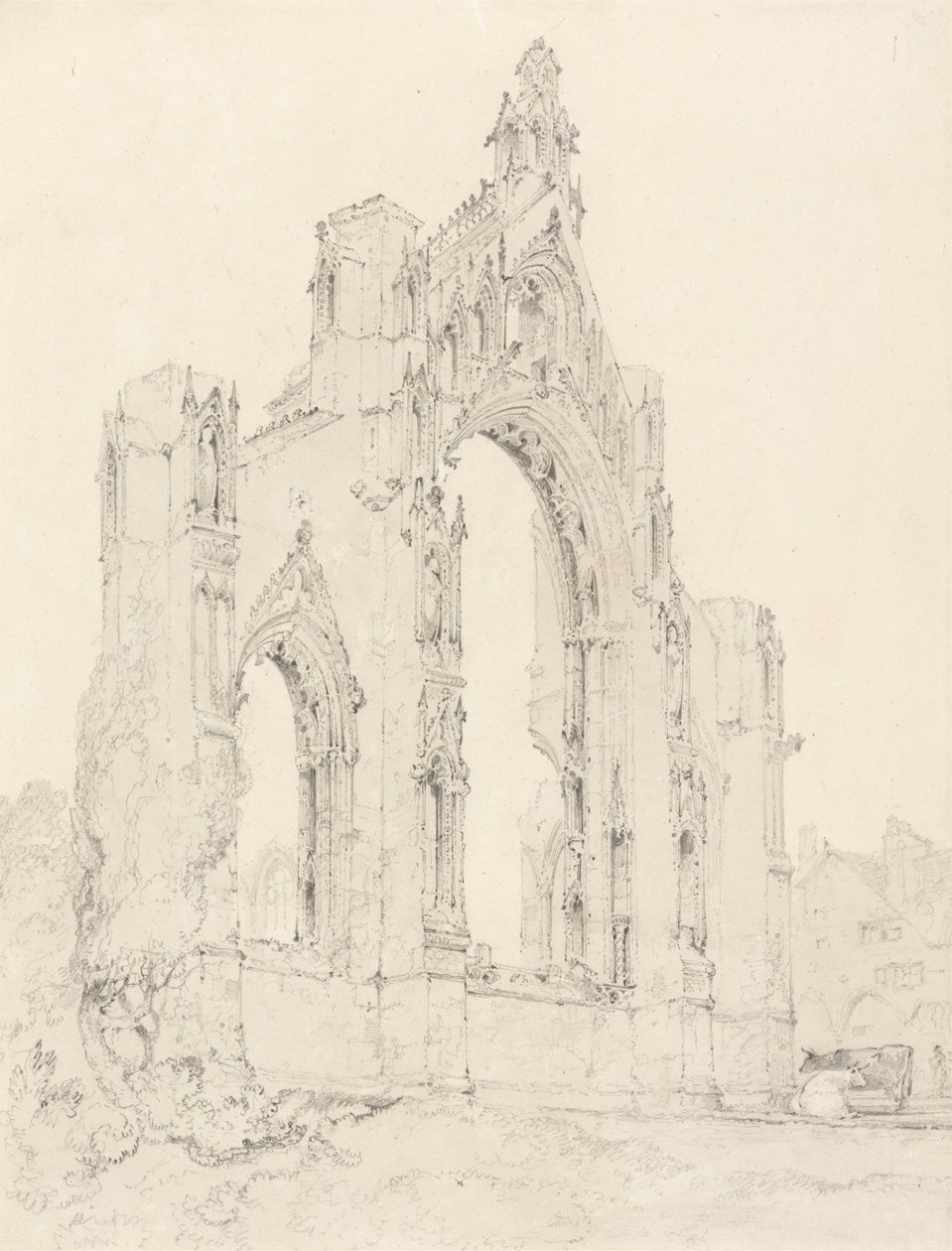 Ostende der Howden Kirche, Yorkshire von John Sell Cotman
