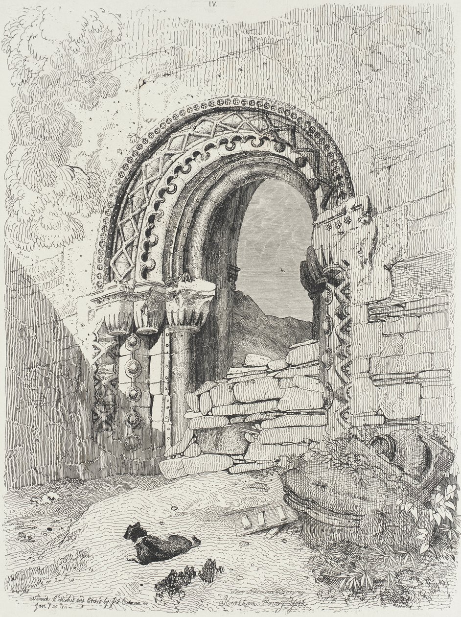 Priorat Kirkham, York von John Sell Cotman