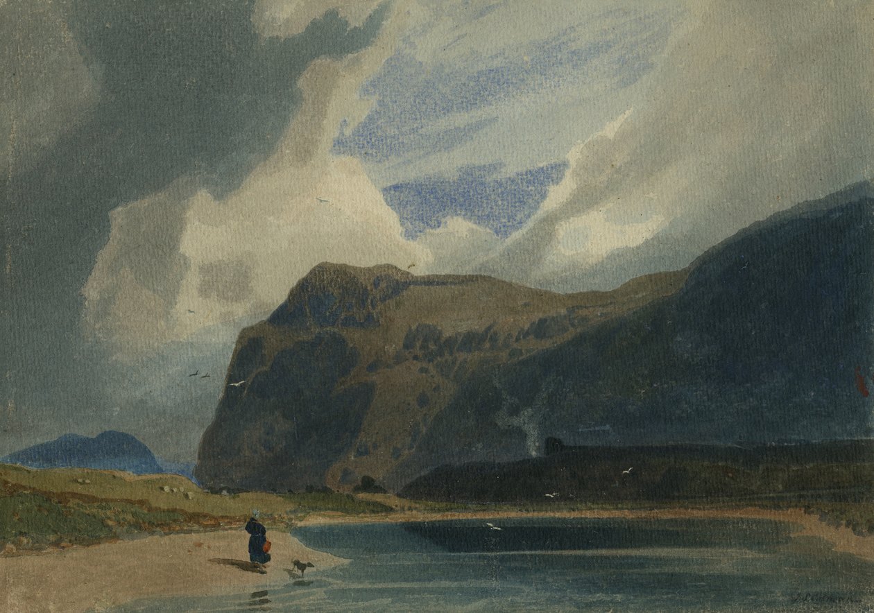 Bergszene in Wales, 1810 von John Sell Cotman