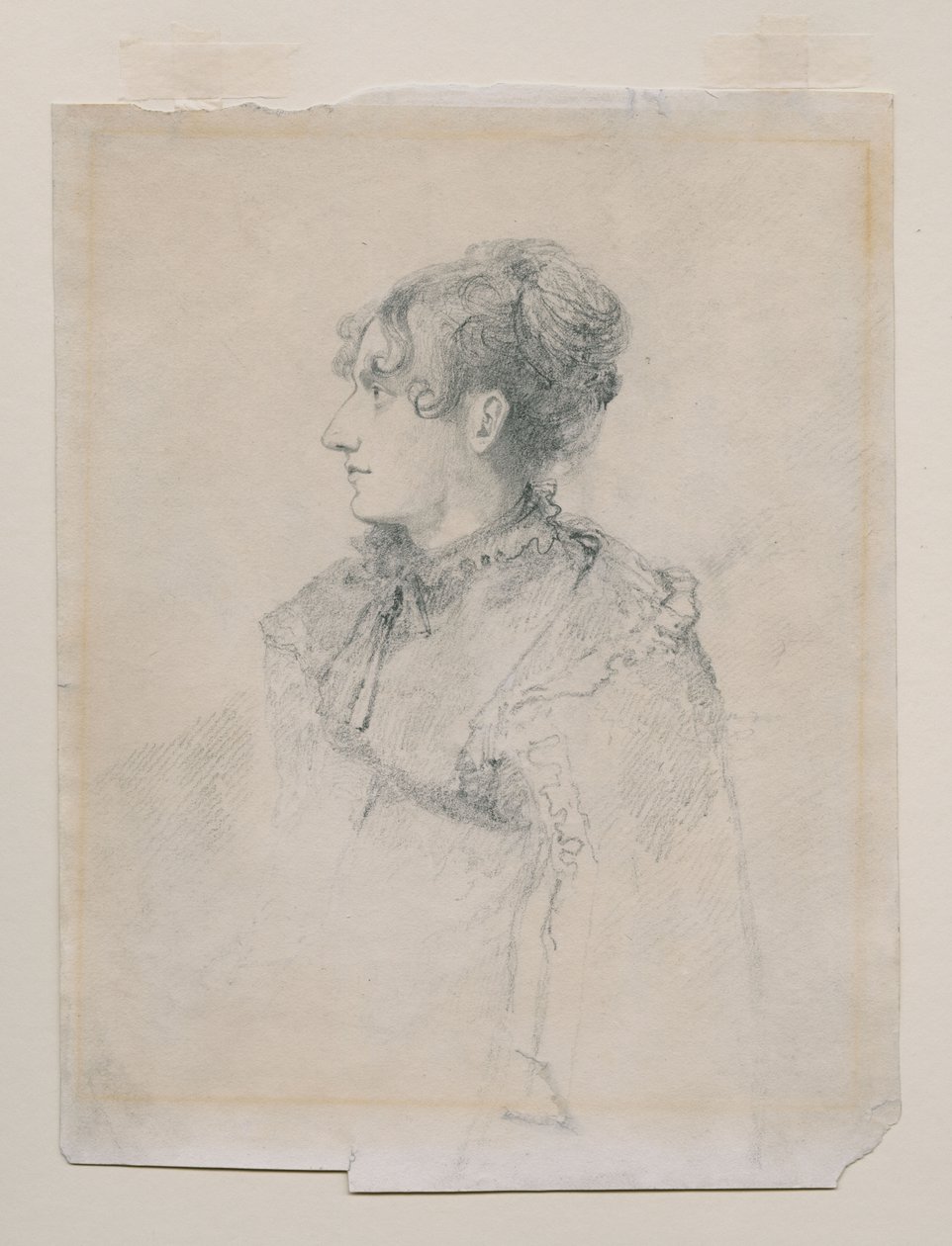 Porträt von Mrs. Parr(?), Schwester von Mrs. John Sell Cotman, genannt 