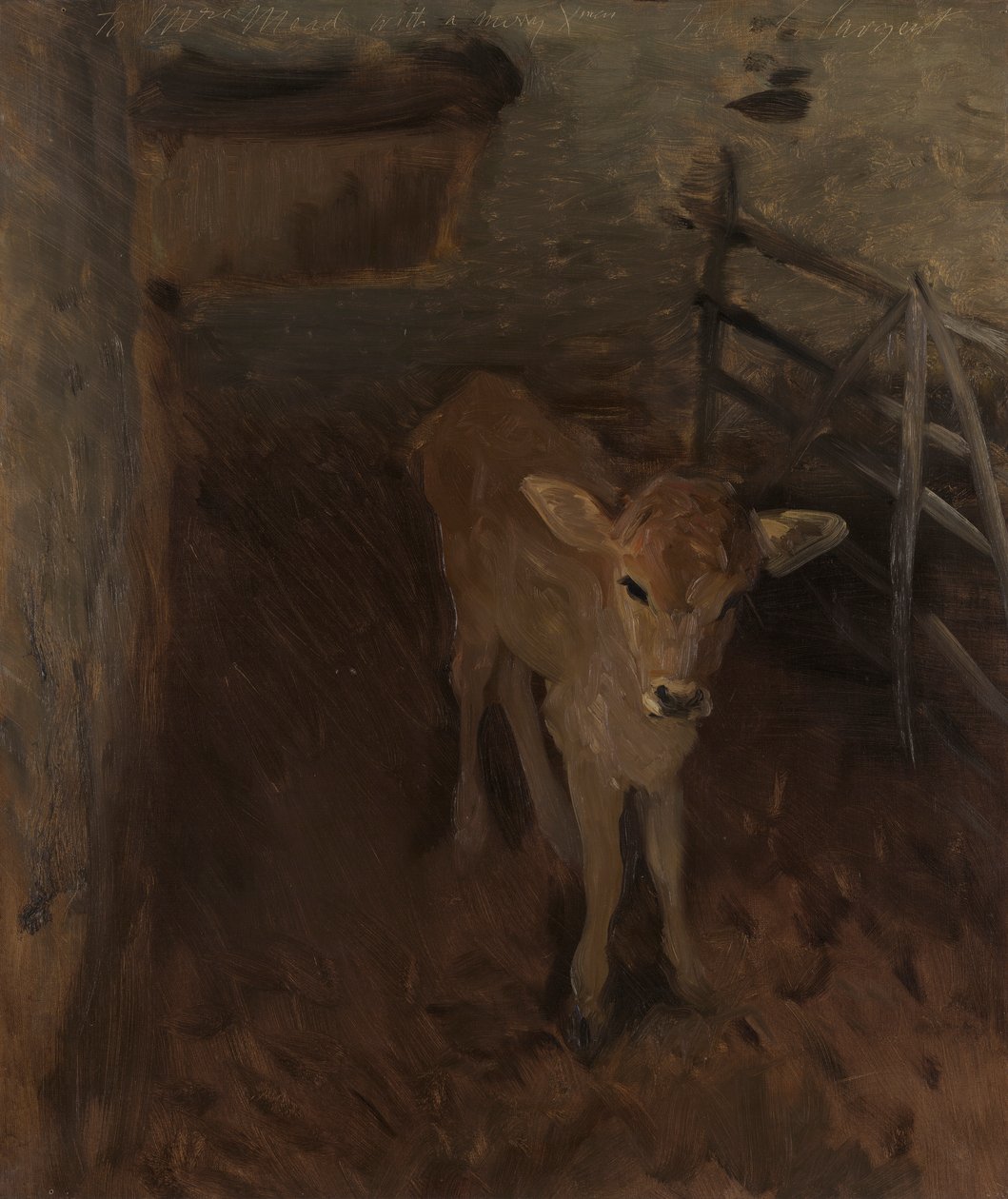 Ein Jersey-Kalb von John Singer Sargent
