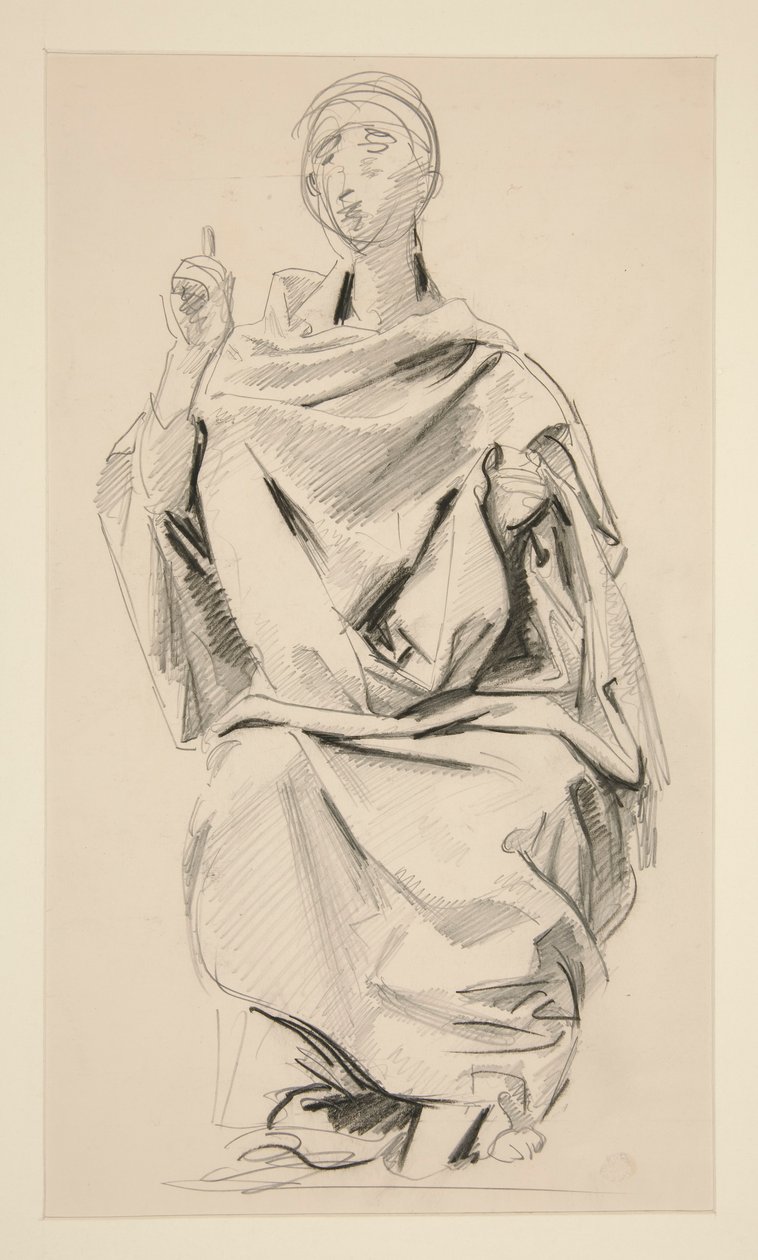 Gekleidete Figur von John Singer Sargent