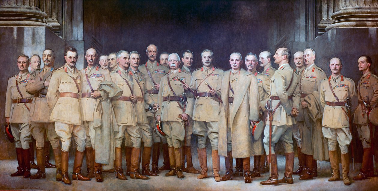 Generäle des Ersten Weltkriegs von John Singer Sargent