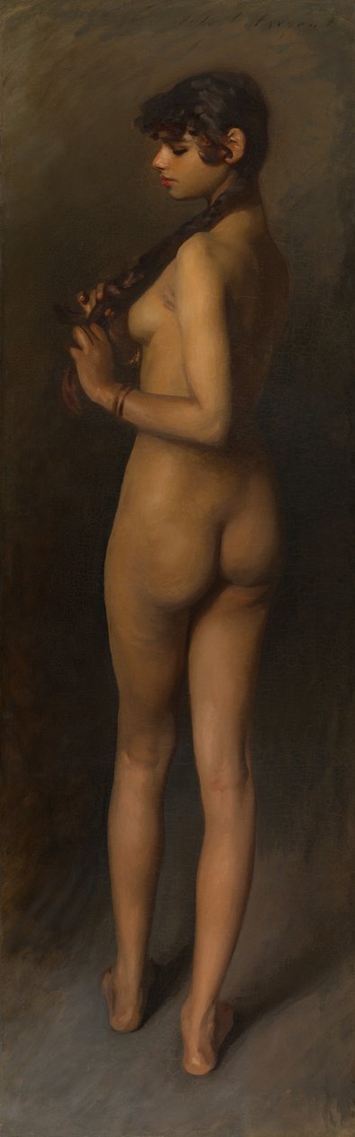 Lebensstudie (Studie eines ägyptischen Mädchens) von John Singer Sargent