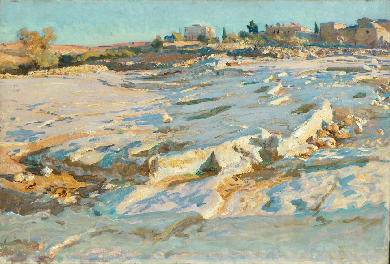 In der Nähe des Ölbergs, Jerusalem, ca. 1905-06 von John Singer Sargent
