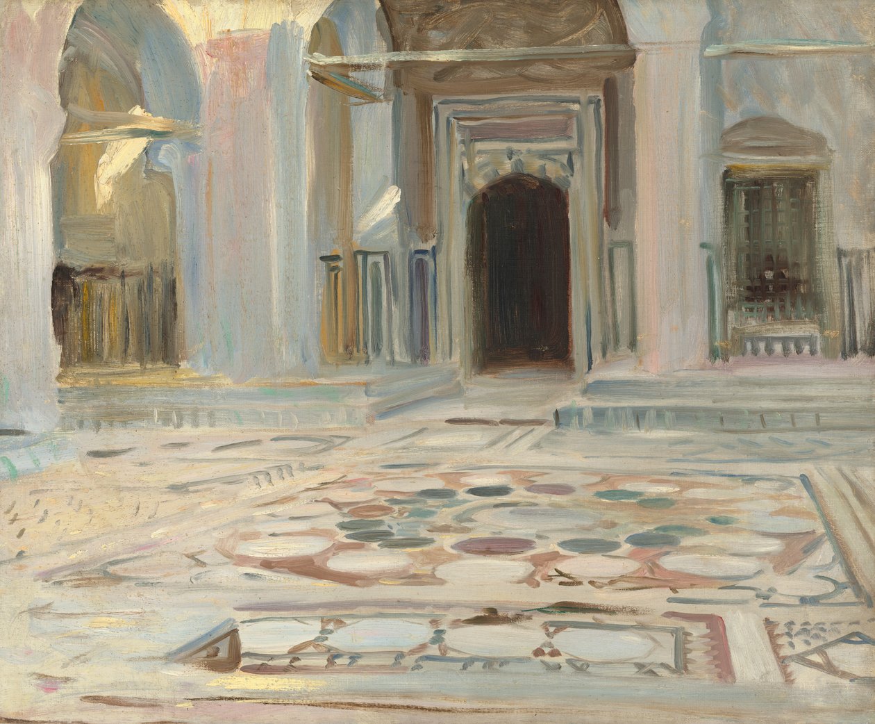 Pflaster, Kairo, 1891 von John Singer Sargent