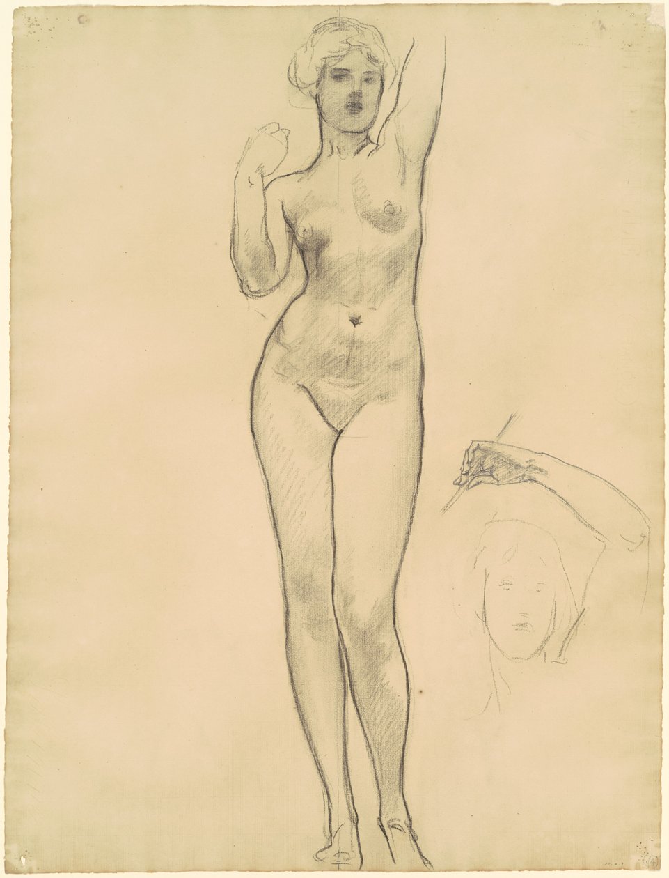 Studien von Aphrodite für Aphrodite und Eros von John Singer Sargent