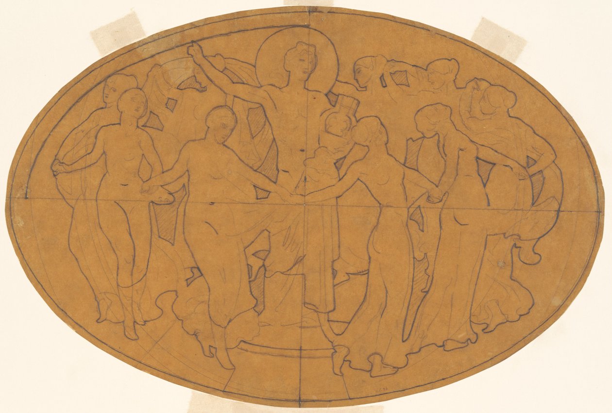 Studie für Apollo und die Musen von John Singer Sargent