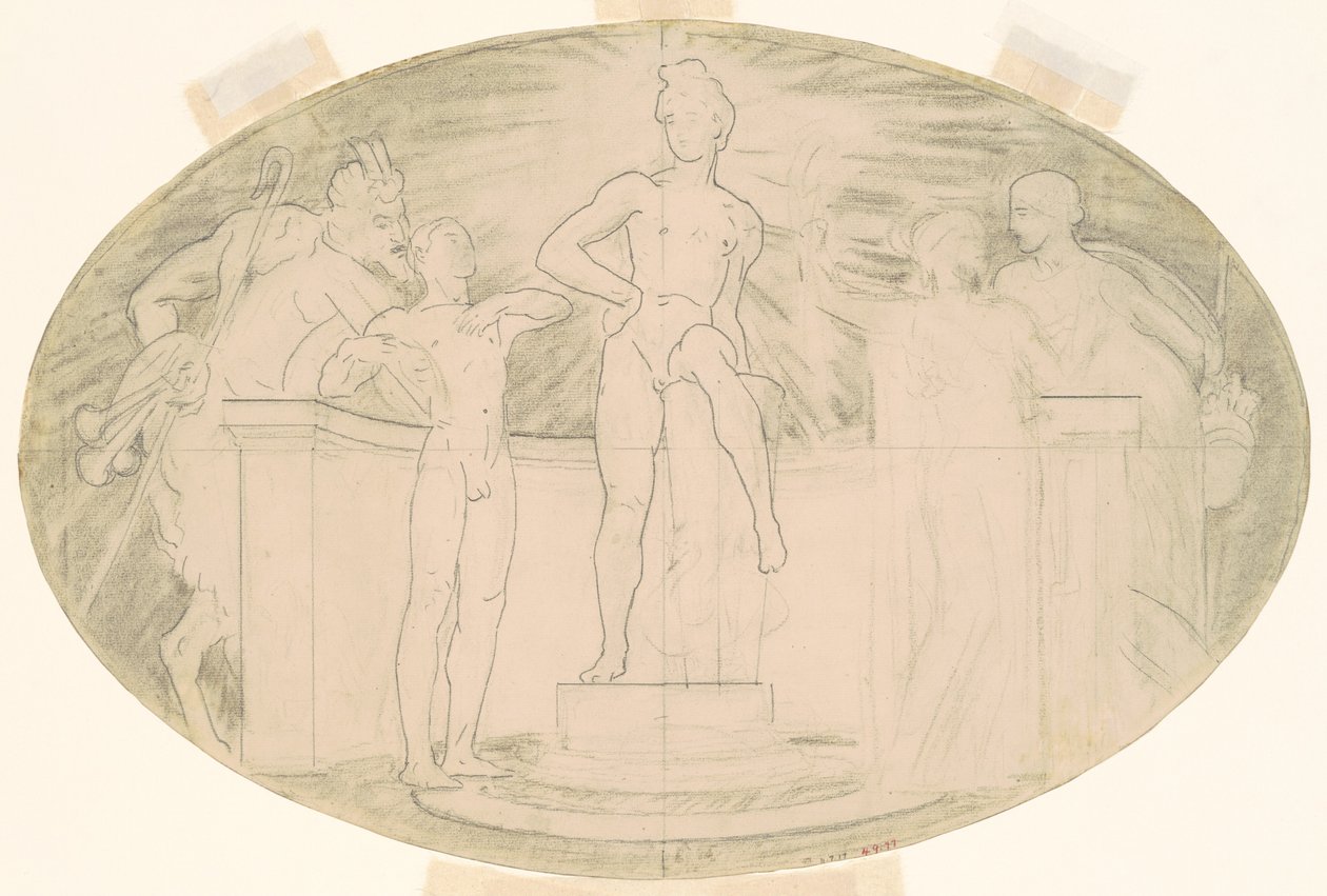 Studie für klassische und romantische Kunst, ca. 1921 von John Singer Sargent