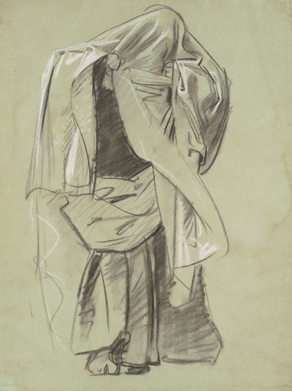 Studie für Fries der Propheten, 1890-1892 von John Singer Sargent