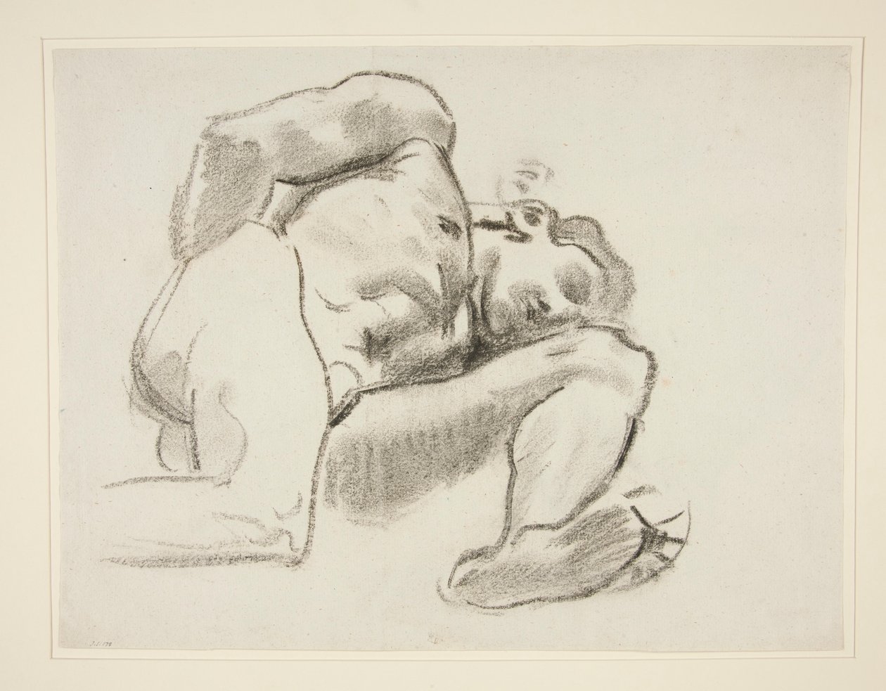 Studie für Prometheus, Rondell, Rotunde, Museum of Fine Arts Boston von John Singer Sargent