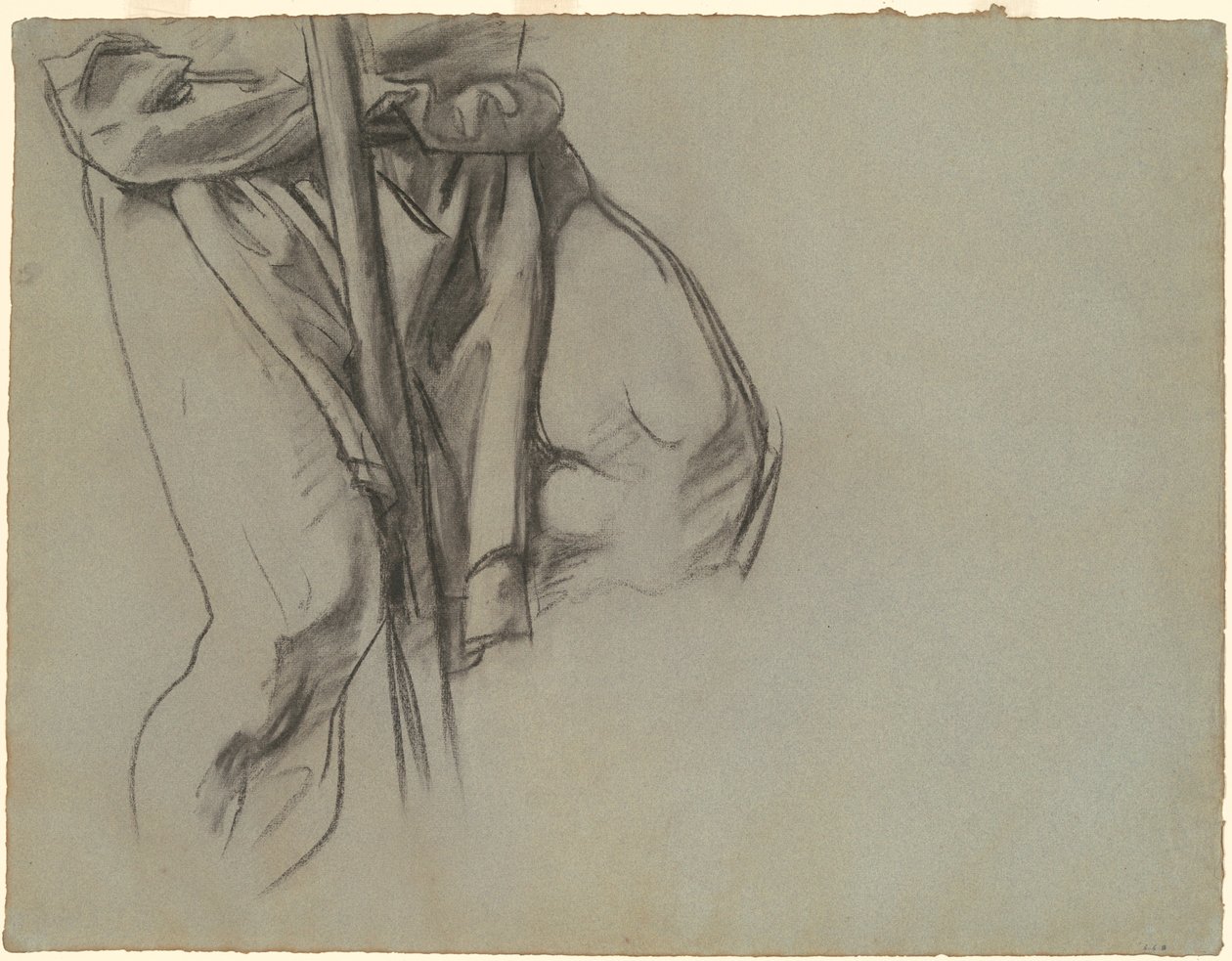 Studie von Adam für die "Fünfzehn Geheimnisse des Rosenkranzes" von John Singer Sargent