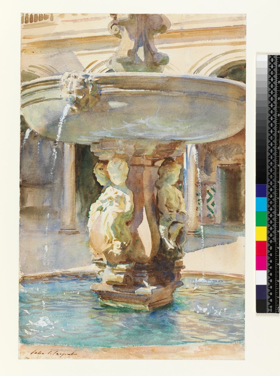 Der spanische Brunnen von John Singer Sargent