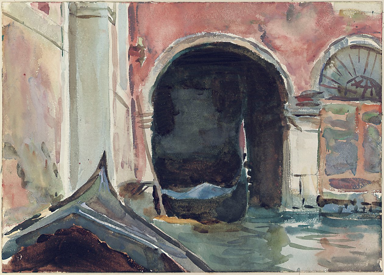 Venezianischer Kanal von John Singer Sargent