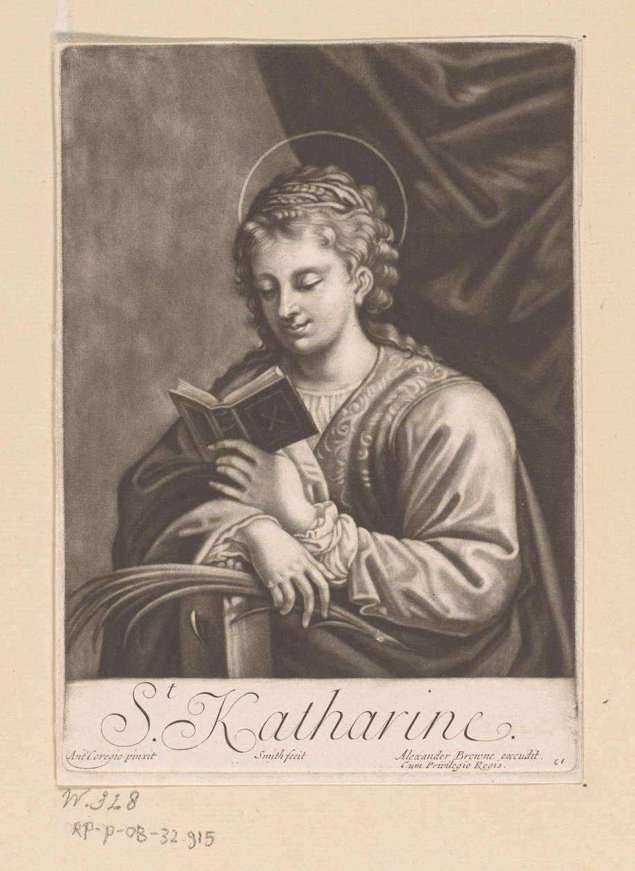 Heilige Katharina von Alexandrien von John Smith