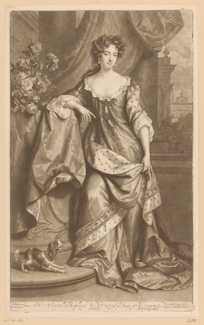 Porträt von Anna von Dänemark von John Smith