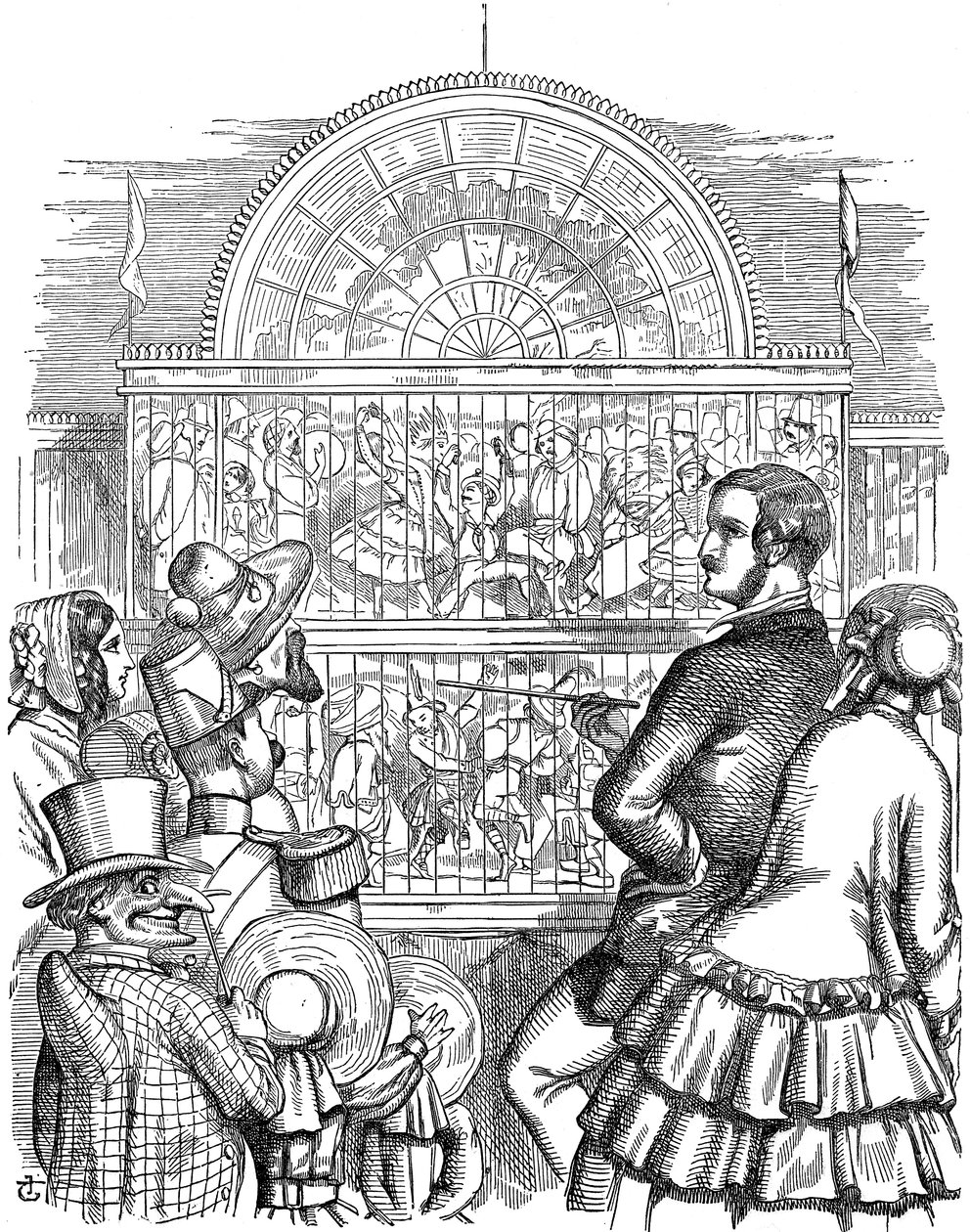 Albert 1819-1861, Prinzgemahl von Königin Victoria, auf der Großen Ausstellung, 1851 von John Tenniel