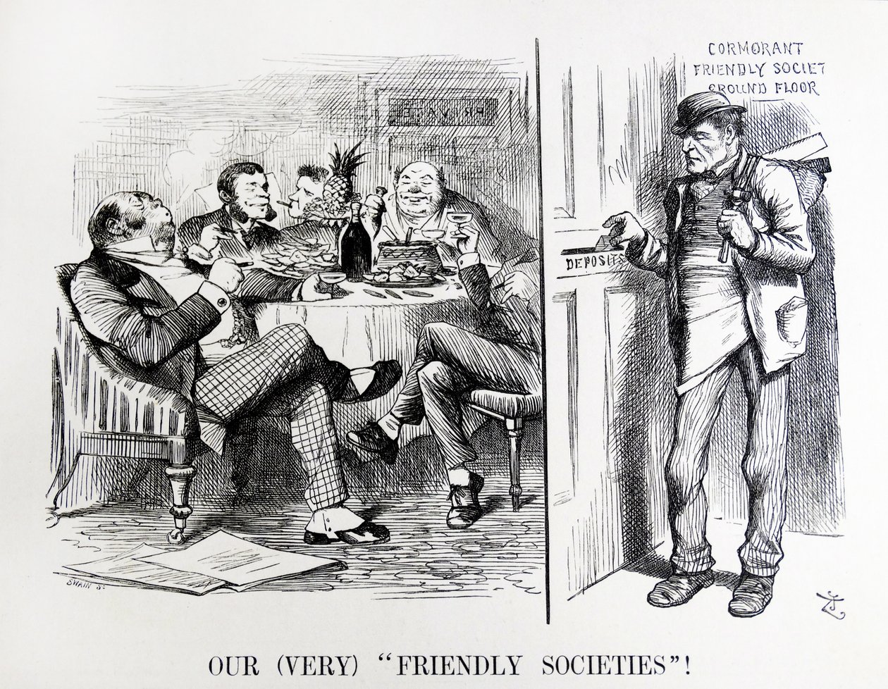 John Tenniel Karikatur mit dem Titel 