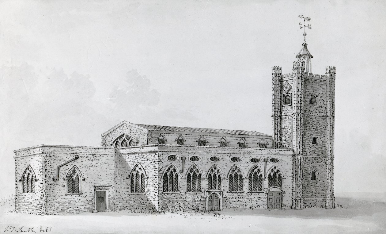 Alte St. Giles Kirche von John Thomas (after) Smith