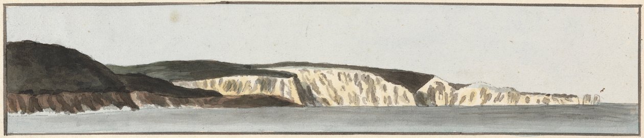 Piveral Point (eine von fünf Zeichnungen auf einer Montage) von John Thomas Serres