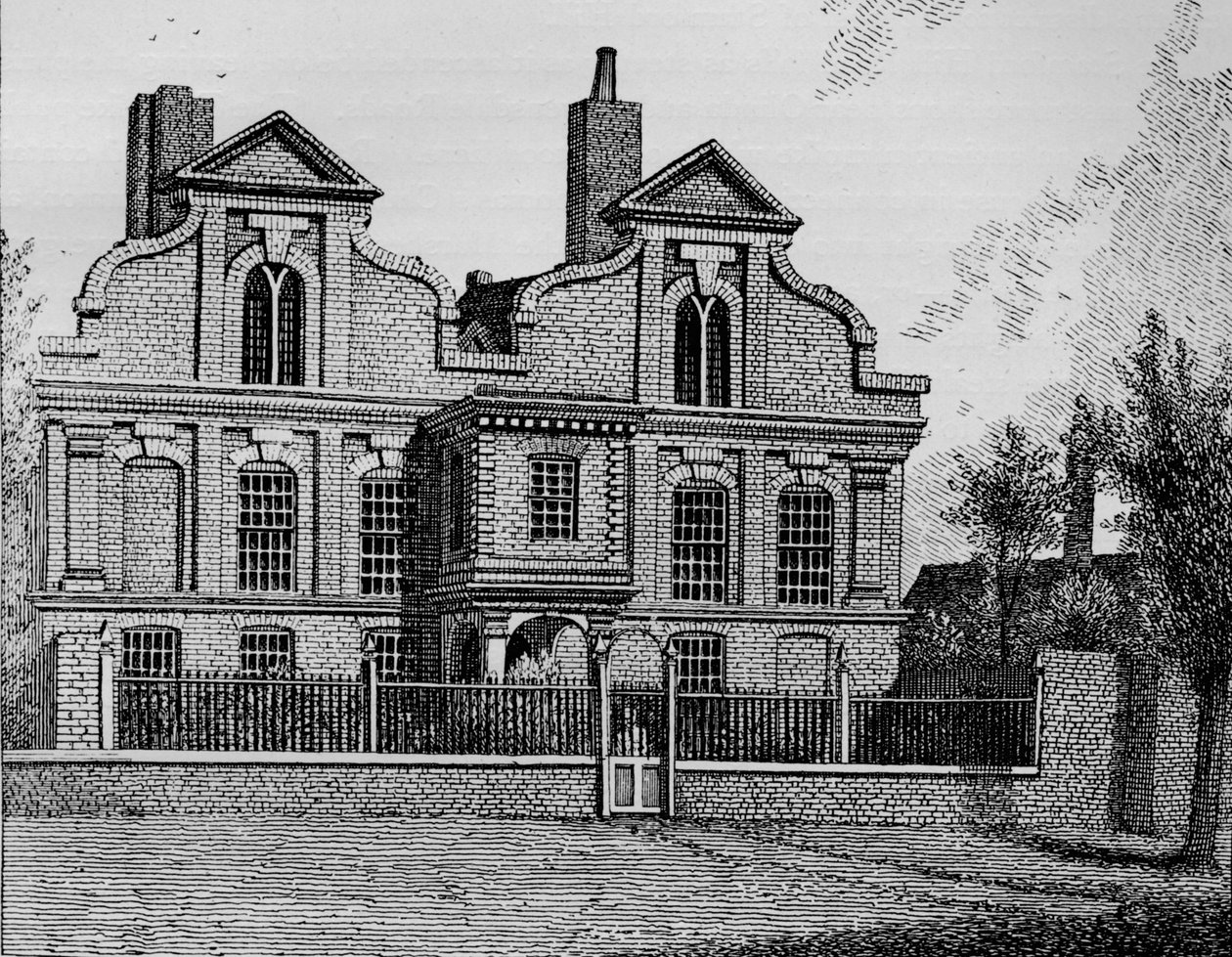 Das alte Herrenhaus, Hackney, 1800 1911 von John Thomas Smith