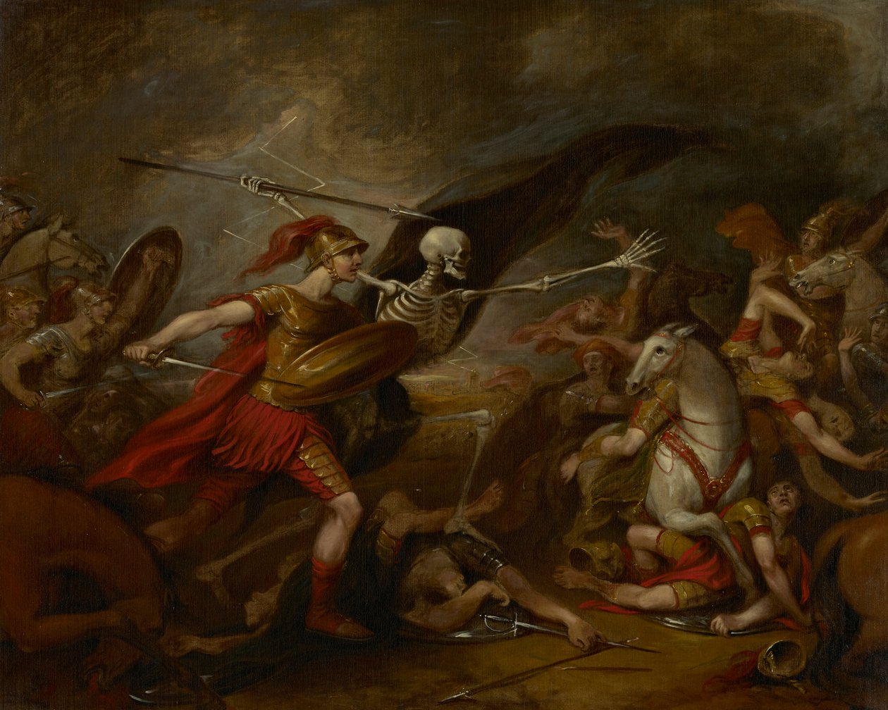 Josua in der Schlacht von Ai - begleitet vom Tod von John Trumbull