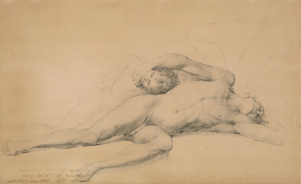 Studie für Der Tod von General Montgomery beim Angriff auf Quebec, 31. Dezember 1775 von John Trumbull