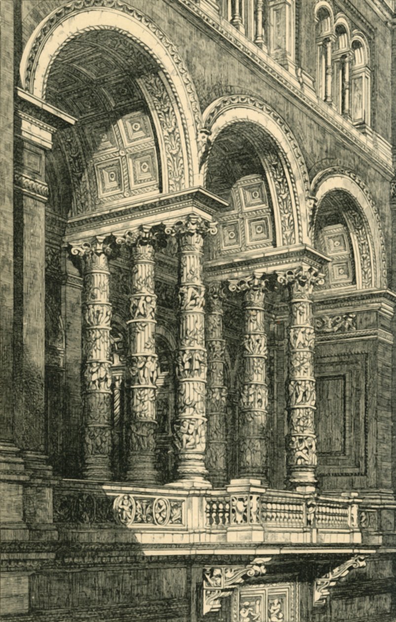 Zentrale Nische im Hauptquadranten, ca. 1860er, 1881 von John Watkins