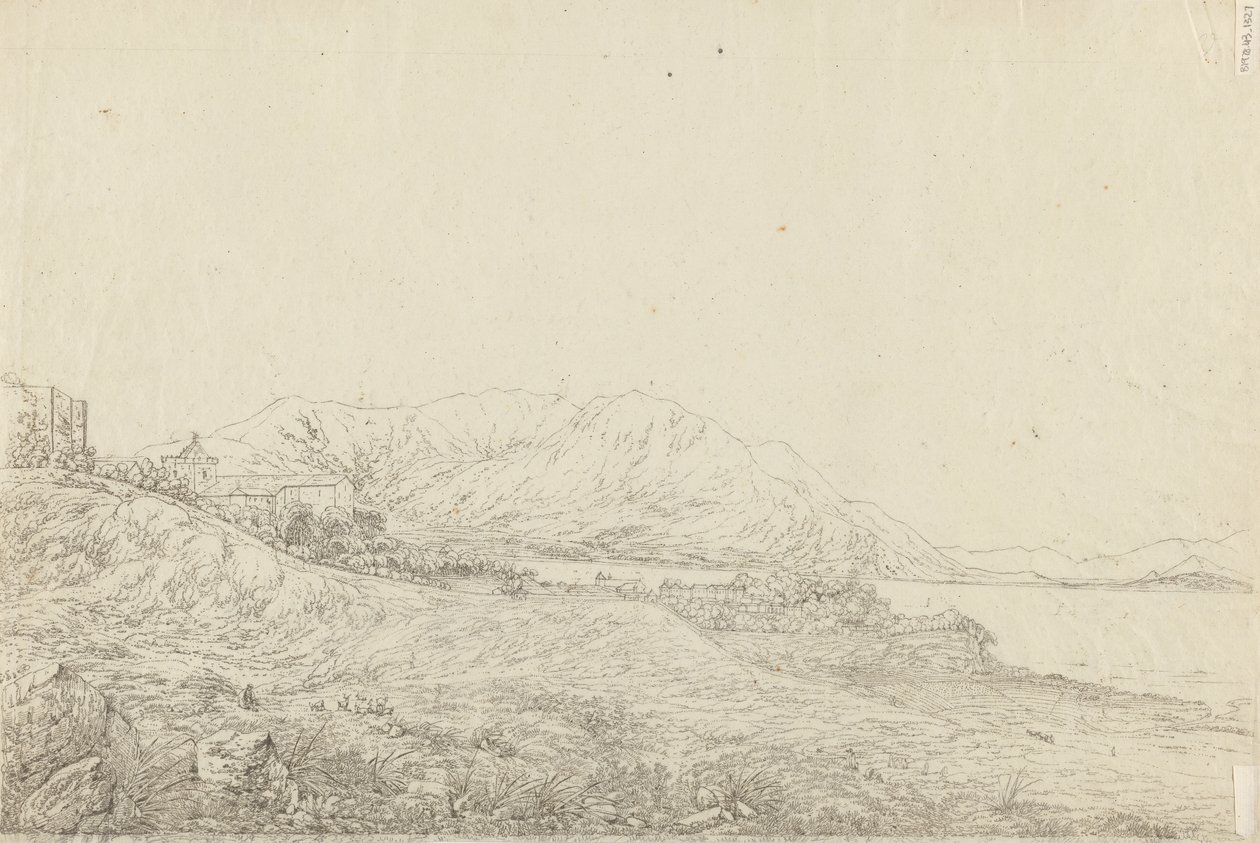 Ansicht von Macao, einschließlich der Residenz von Camoens, als er seine Lusiade schrieb von John Webber