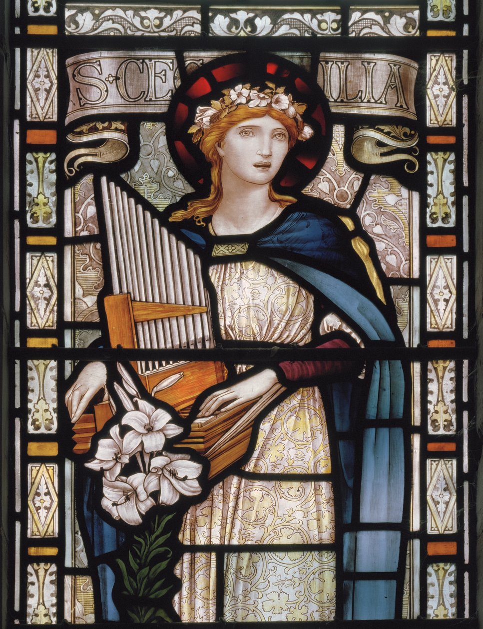 Heilige Cäcilia von John William Brown