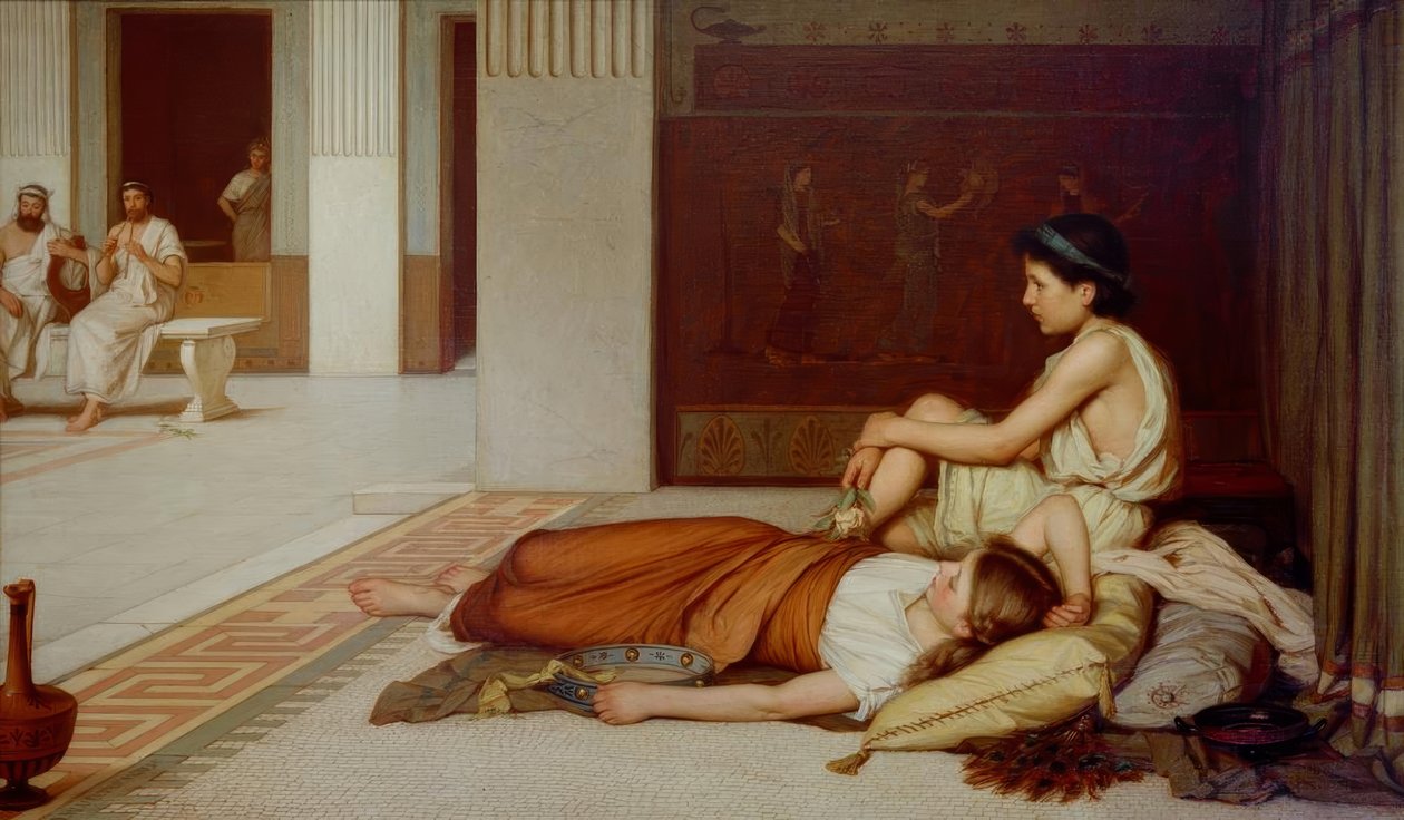 Nach dem Tanz von John William Waterhouse