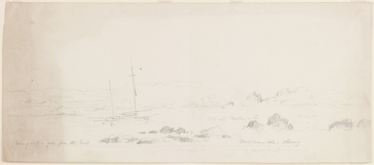 Ein Sturm aus dem Osten bei Mossmans Hole-Oldang von John Wilson Carmichael