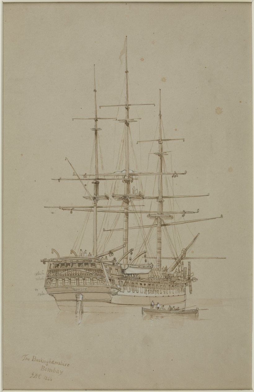 Die Buckinghamshire, Bombay von John Wilson Carmichael