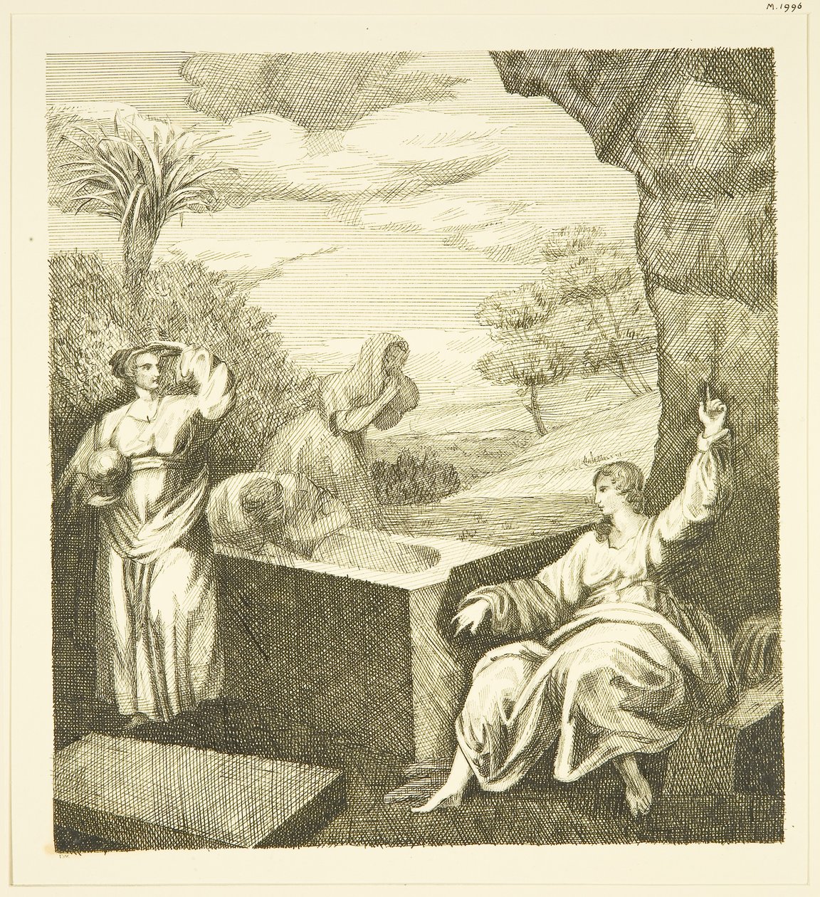 Hogarths Altarbild - Engel am Grab von John Withers