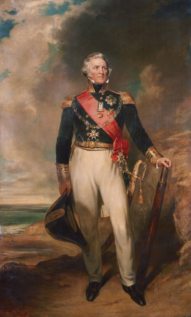 Admiral Sir Philip Charles Henderson Calderwood Durham (1763-1845) von John Wood