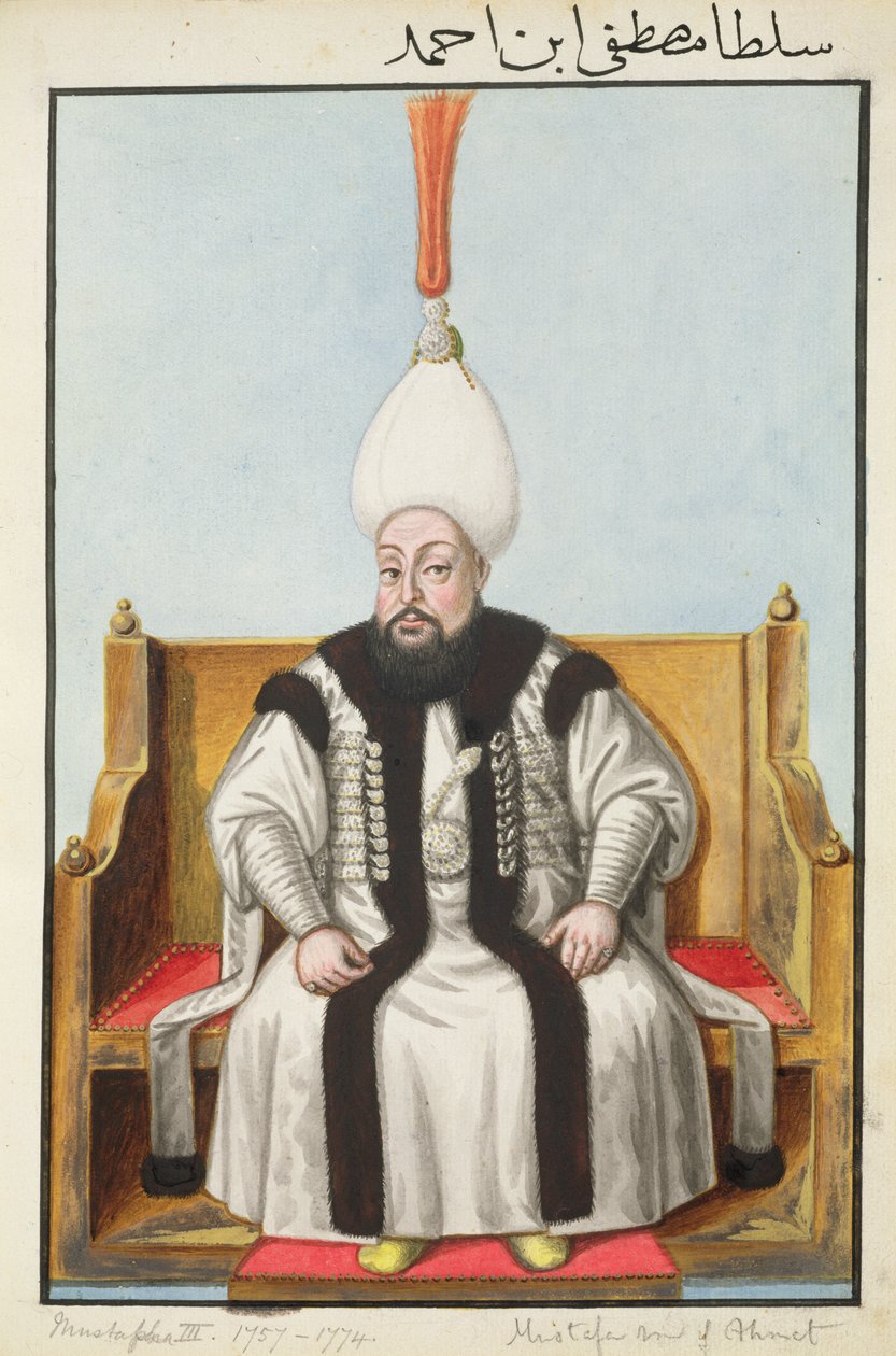 Mustapha III (1717-74) Sultan 1757-74, aus 