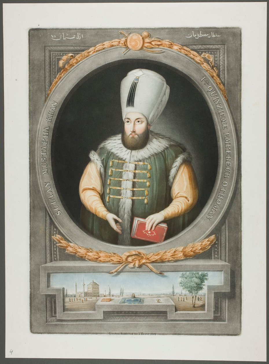 Mustapha Kahn, aus Porträts der Kaiser der Türkei von John Young
