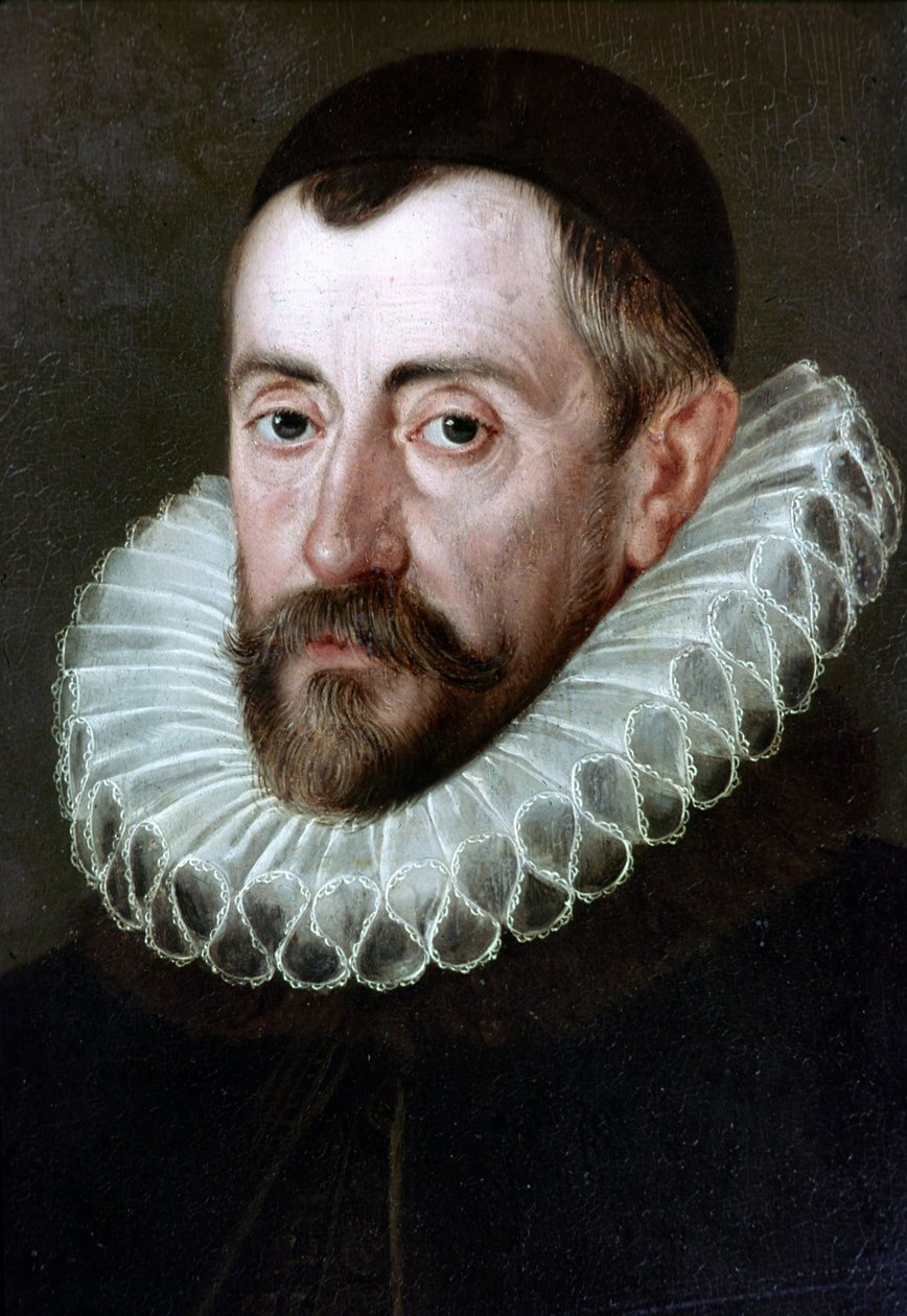 Sir Francis Walsingham (ca. 1532-1590), englischer Politiker (Gemälde von J.de Critz). London National Portrait Gallery von John de Critz