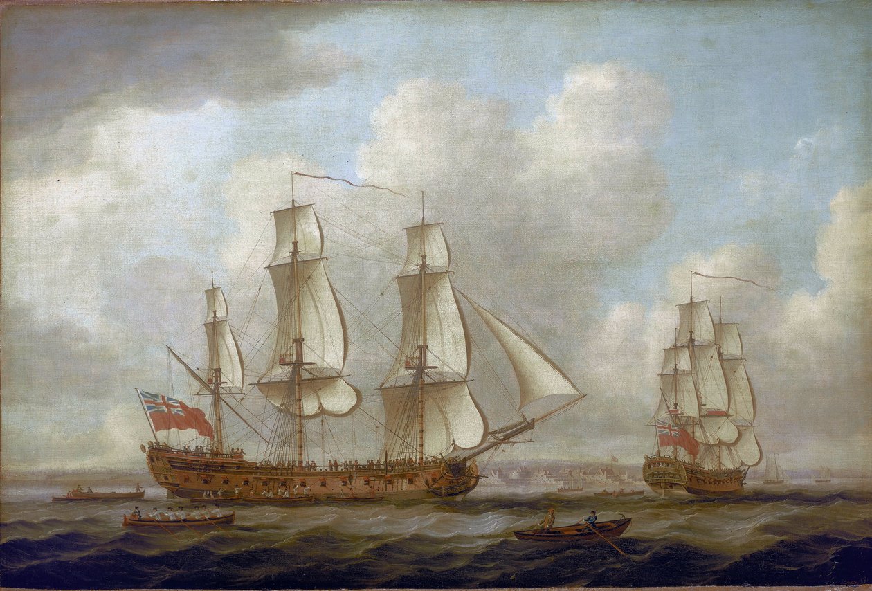 Das Indiaman-Schiff 