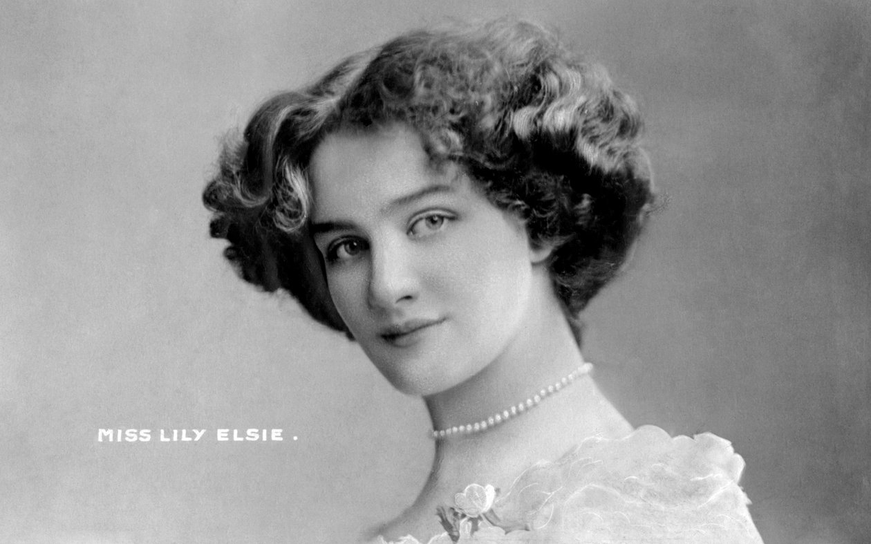 Lily Elsie 1886-1962, englische Schauspielerin, frühes 20. Jahrhundert von Johnston and Hoffman