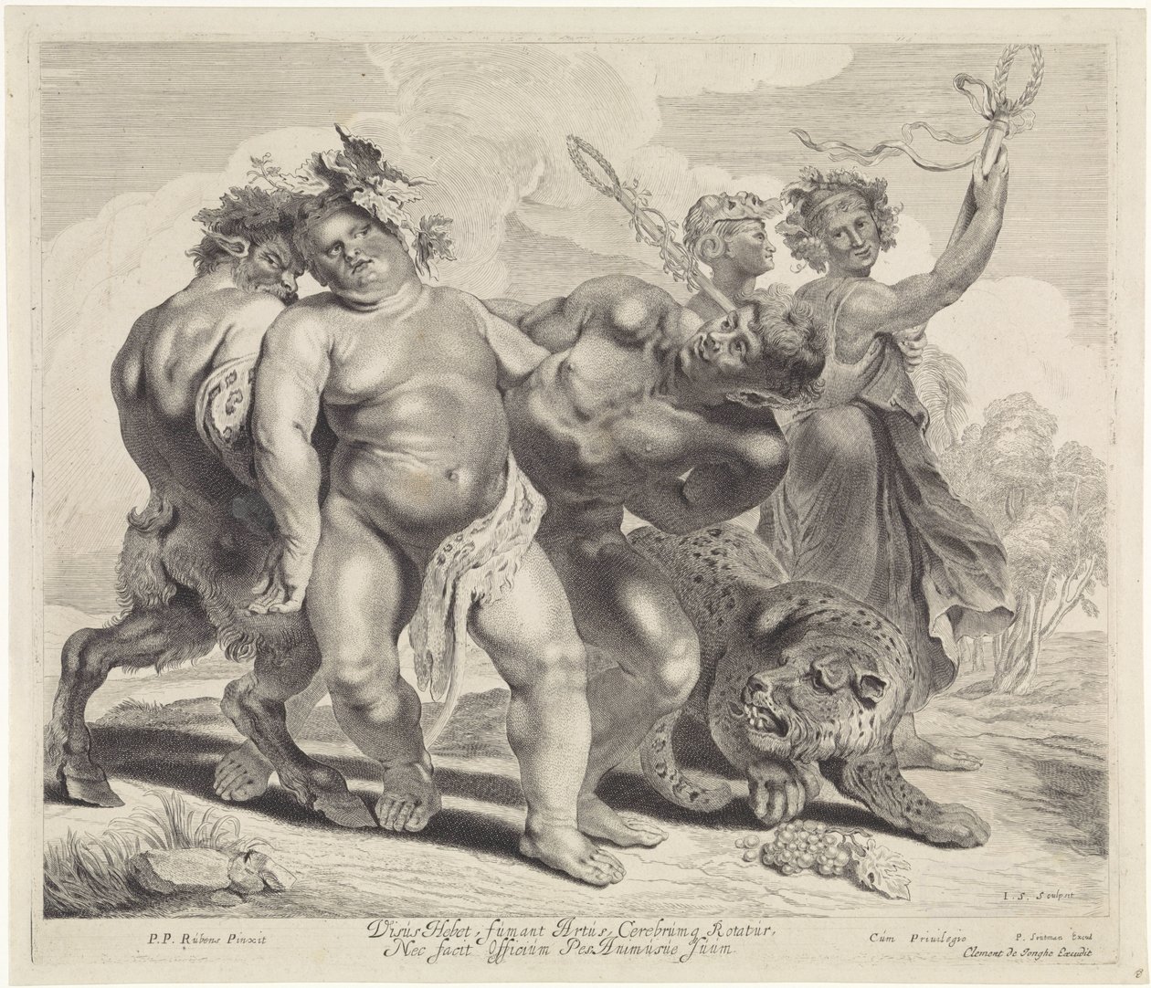 Trunkenheit des Bacchus von Jonas Suyderhoef