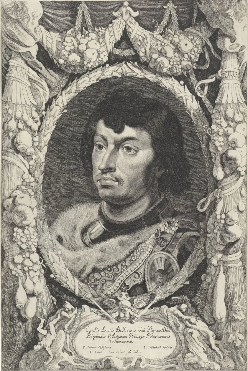 Porträt von Karl dem Kühnen, Herzog von Burgund von Jonas Suyderhoef