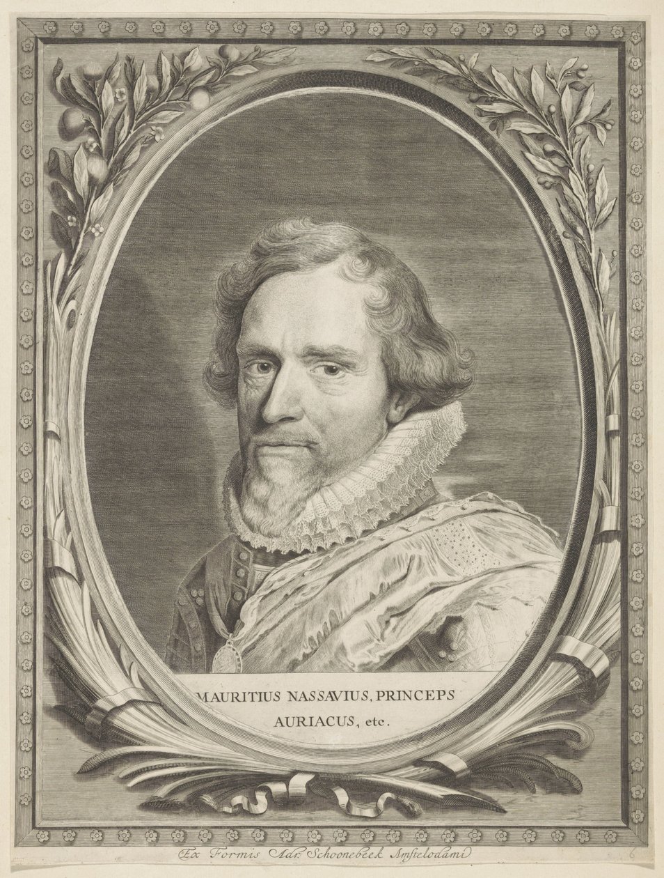 Porträt von Maurits, Prinz von Oranien von Jonas Suyderhoef