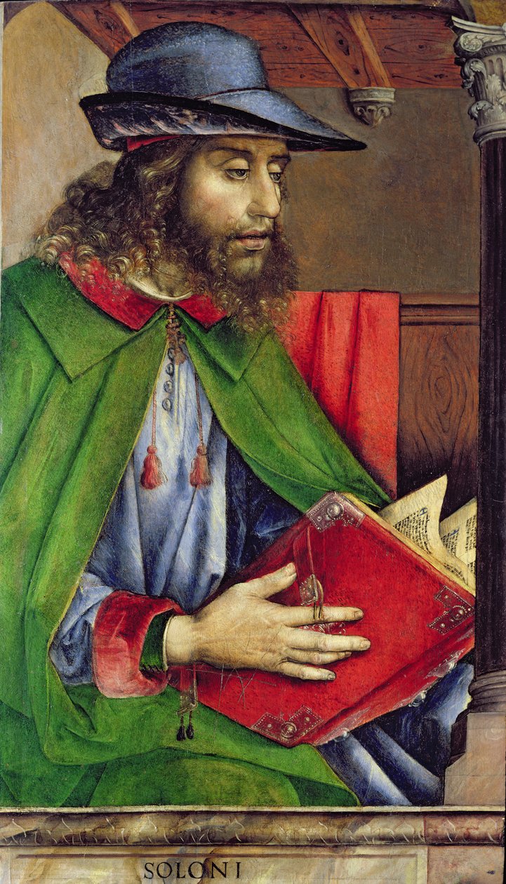 Porträt von Solon (640-558 v. Chr.) ca. 1475 von Joos van Gent