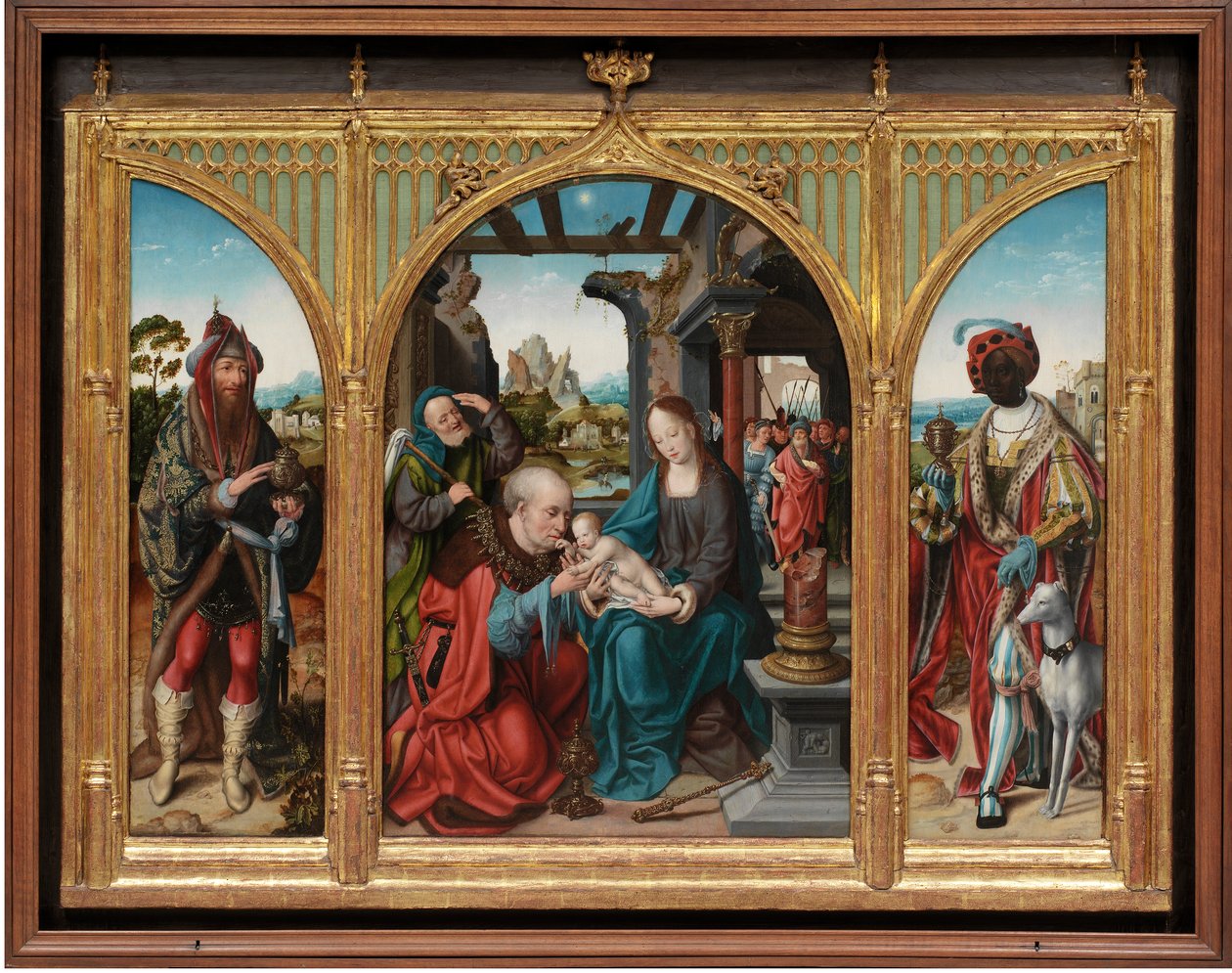 Anbetung der Könige, um 1525 von Joos van Cleve