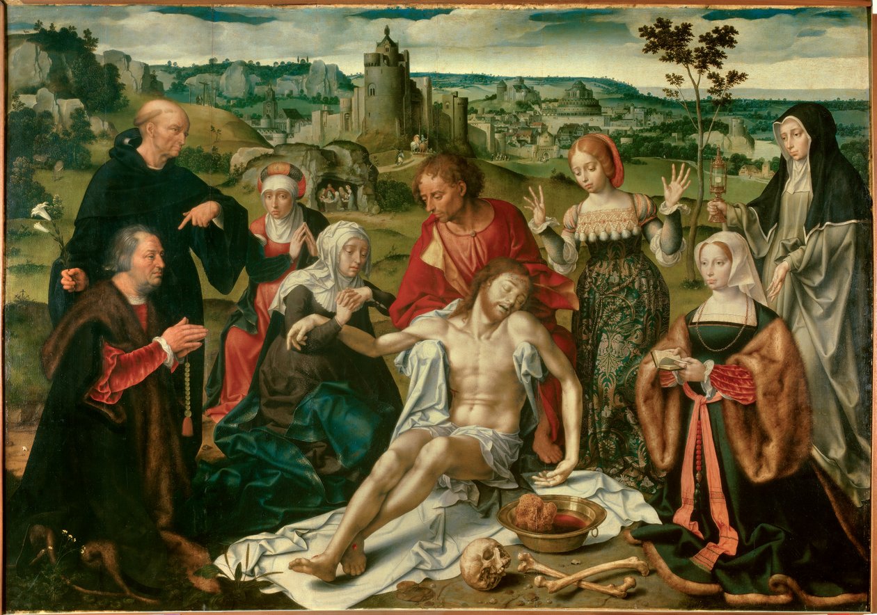 Altarbild der Beweinung Christi von Joos van Cleve