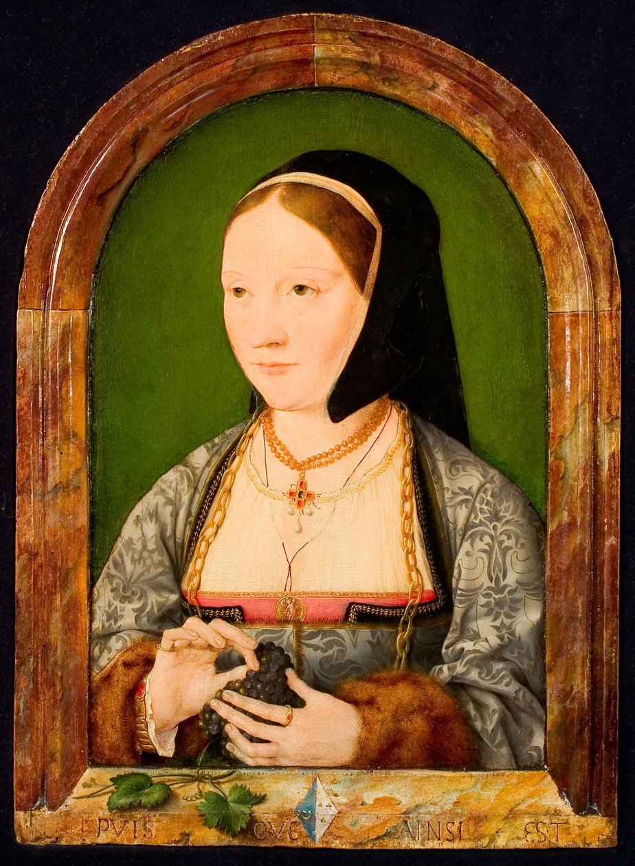 Porträt von Agniete van den Rijne von Joos van Cleve