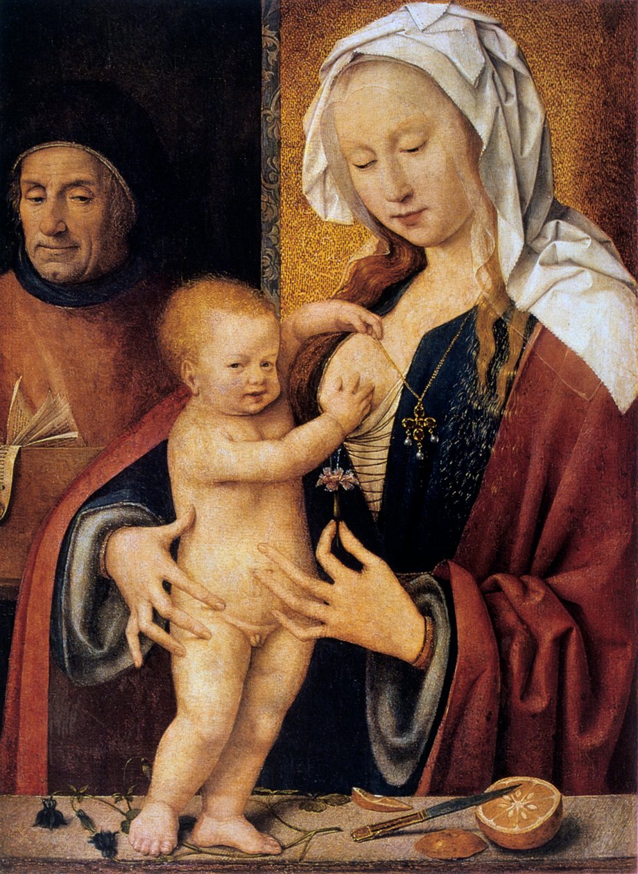 Die Heilige Familie, 16. Jahrhundert von Joos van Cleve