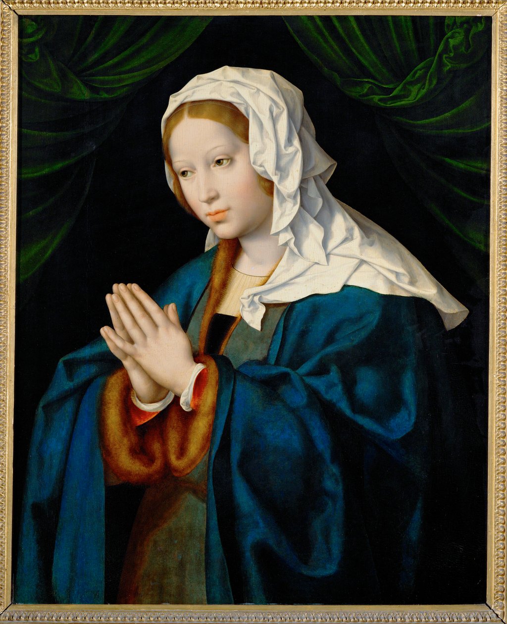 Die Jungfrau Maria beim Gebet von Joos van Cleve